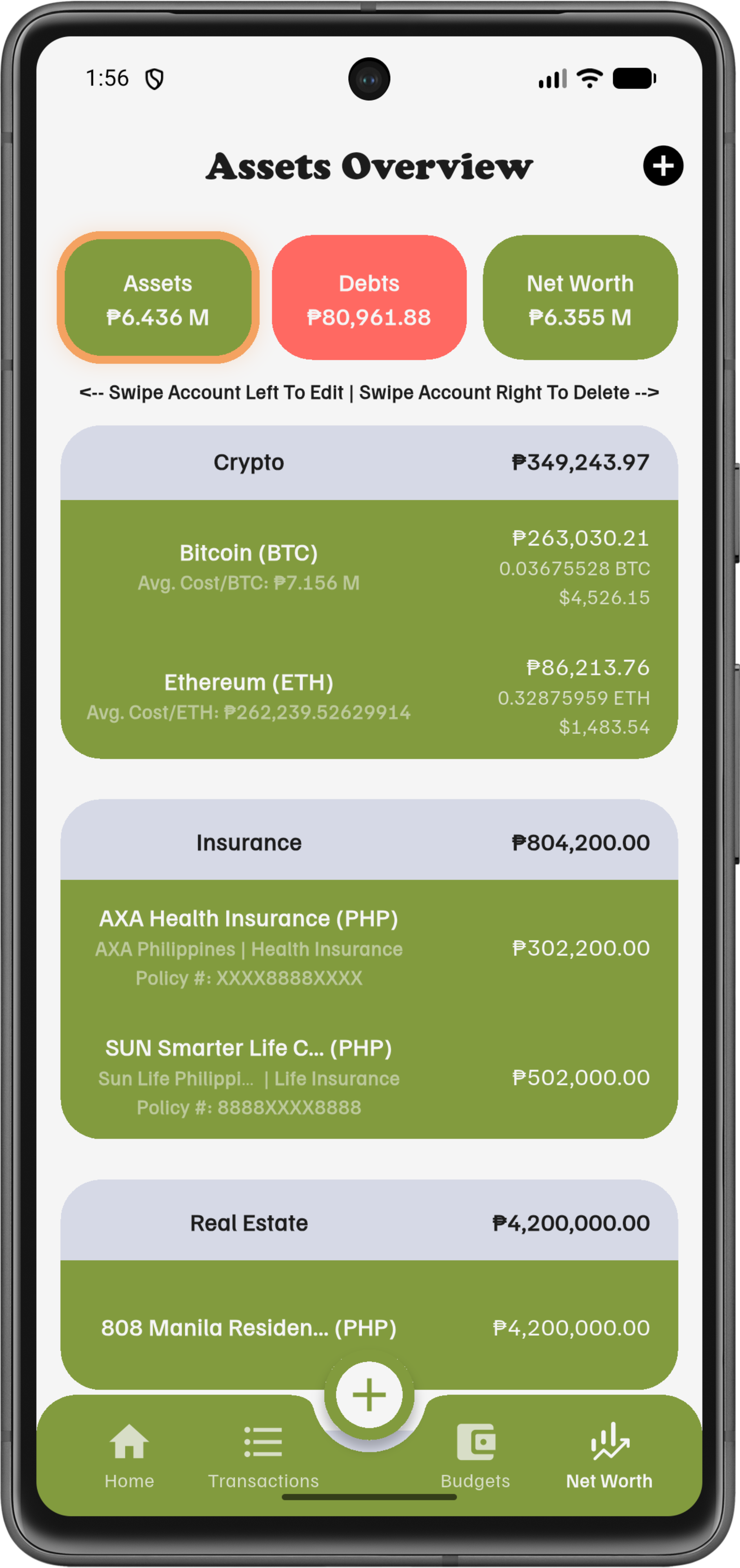 Reminders & Alerts Screenshot